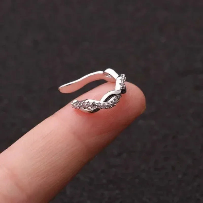 Elegant Leaf Ear Cuff for Women – No Piercing Required