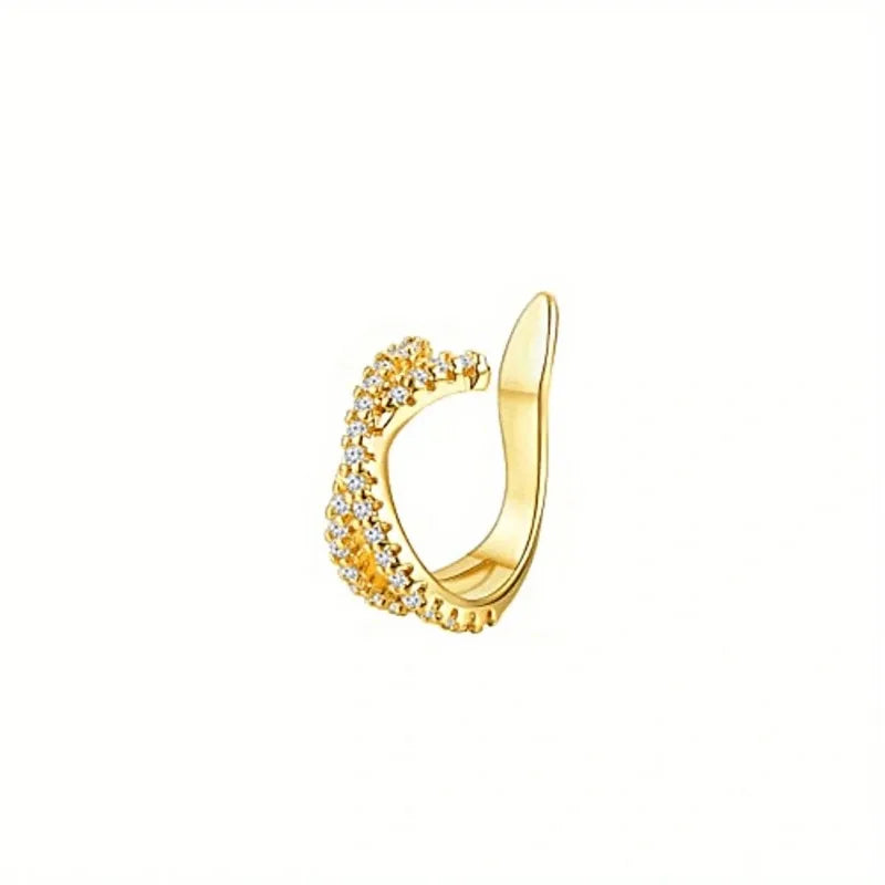 Elegant Leaf Ear Cuff for Women – No Piercing Required