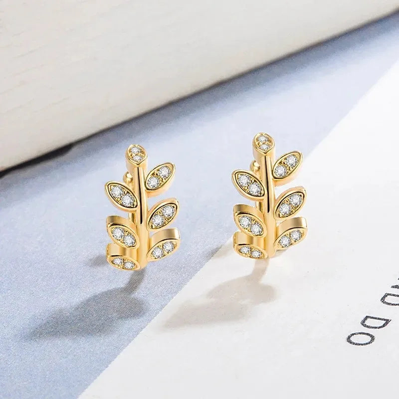 Elegant Leaf Ear Cuff for Women – No Piercing Required