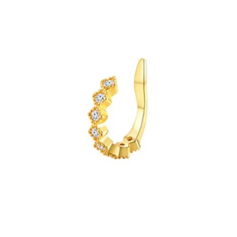 Elegant Leaf Ear Cuff for Women – No Piercing Required