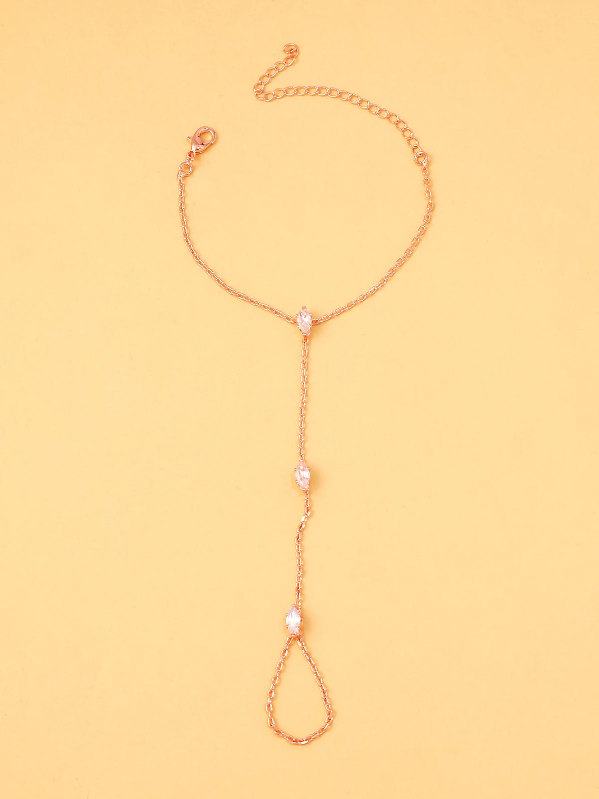 Elegant Bohemian Crystal Hand Chain Bracelet for Women