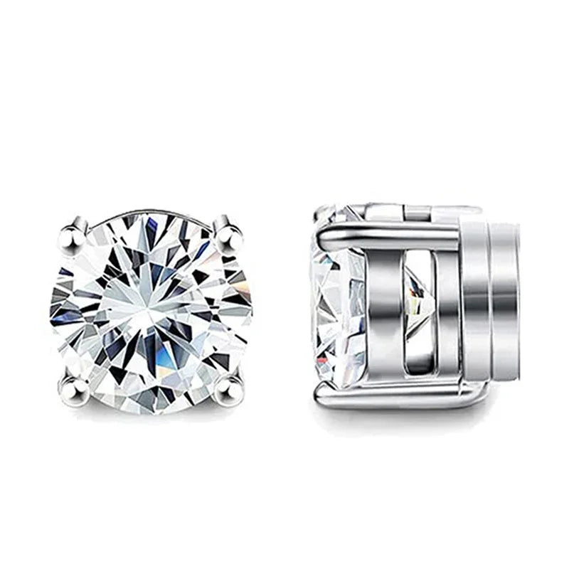 Crystal Magnetic Stud Earrings – No Piercing Required