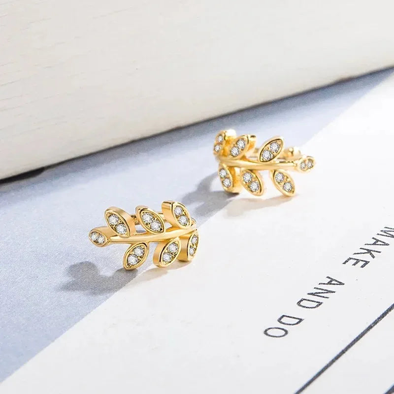 Elegant Leaf Ear Cuff for Women – No Piercing Required