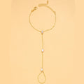Elegant Bohemian Crystal Hand Chain Bracelet for Women
