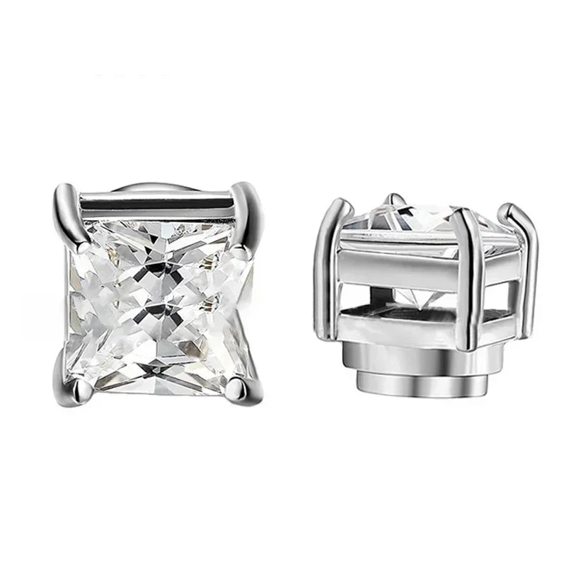 Crystal Magnetic Stud Earrings – No Piercing Required