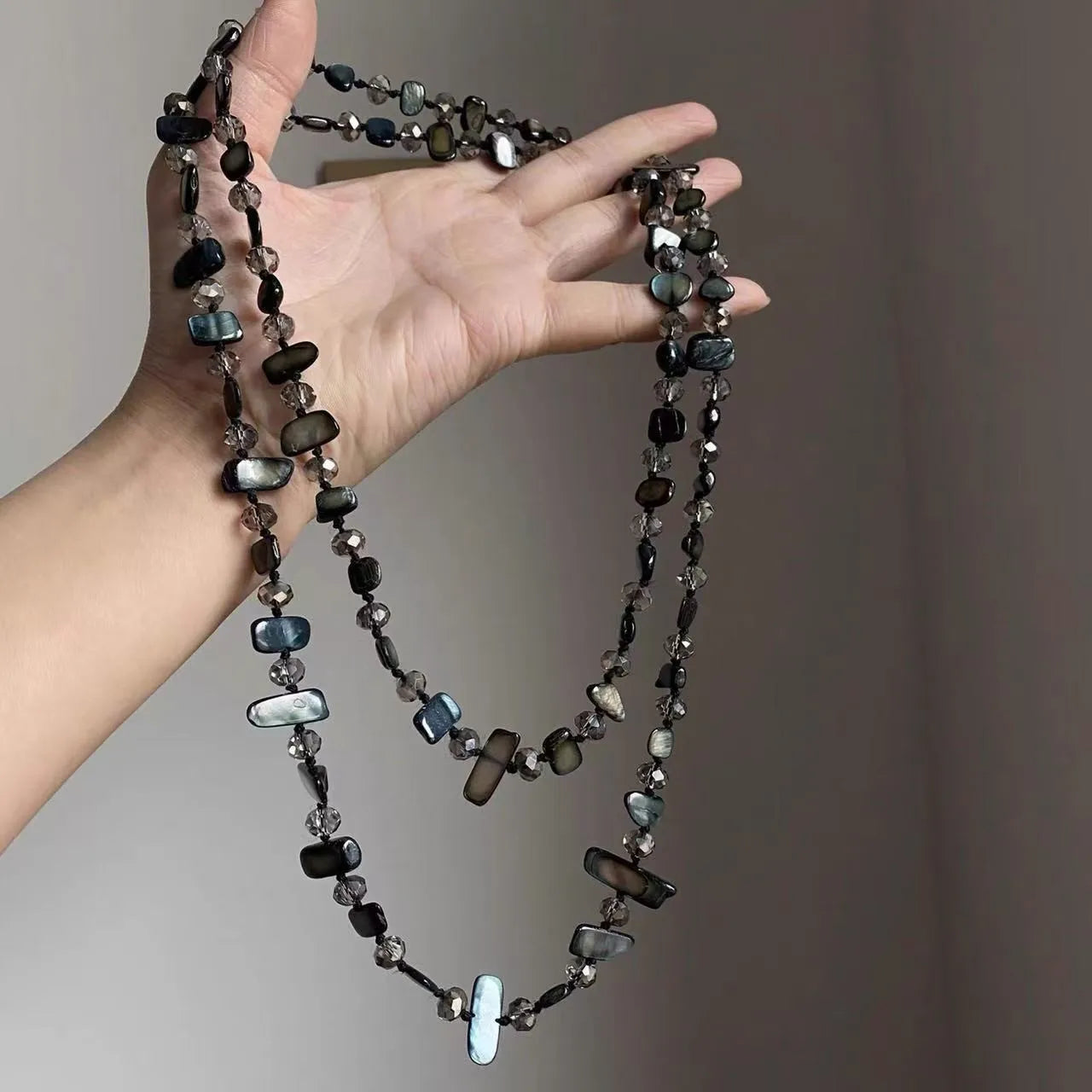 Bohemian Multicolor Shell Beaded Layered Necklace