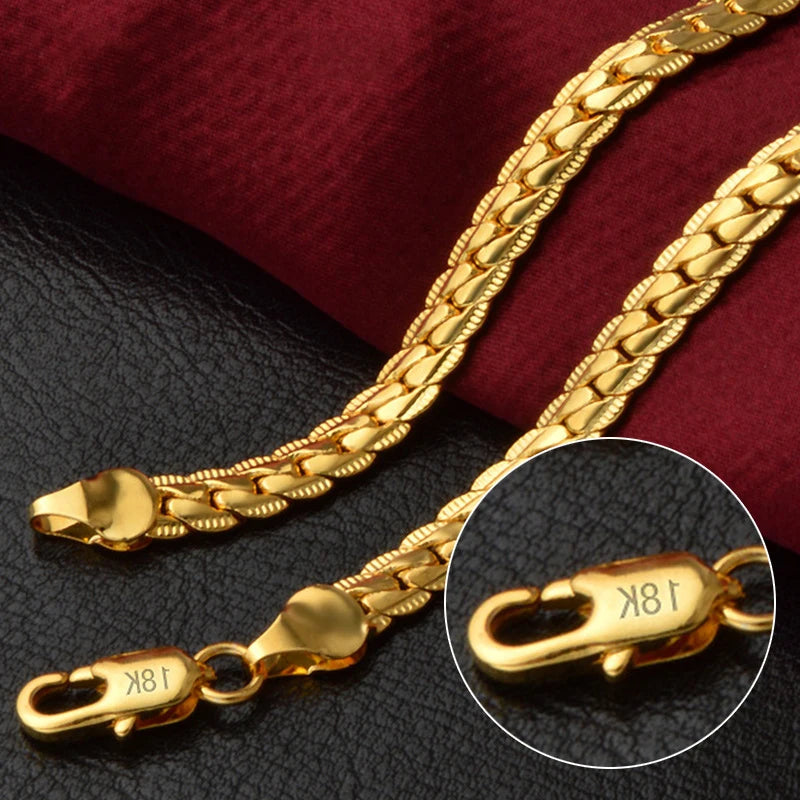 6mm Gold & Silver-Tone Statement Chain Necklace