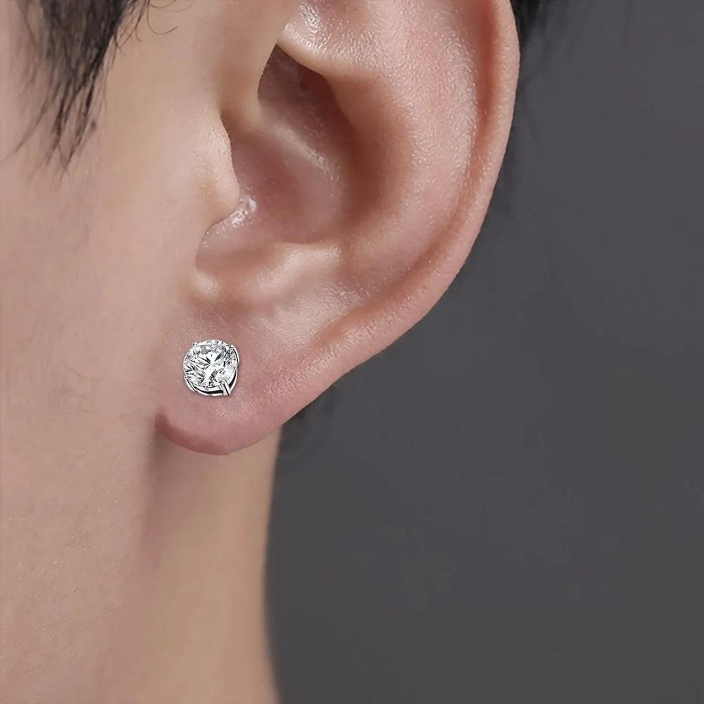 Crystal Magnetic Stud Earrings – No Piercing Required