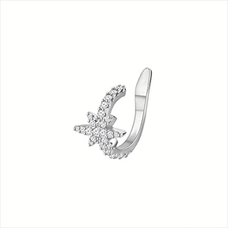 Elegant Leaf Ear Cuff for Women – No Piercing Required