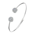 Luxury Geometric Zirconia Cuff Bracelet for Women – Elegant Party & Everyday Jewelry