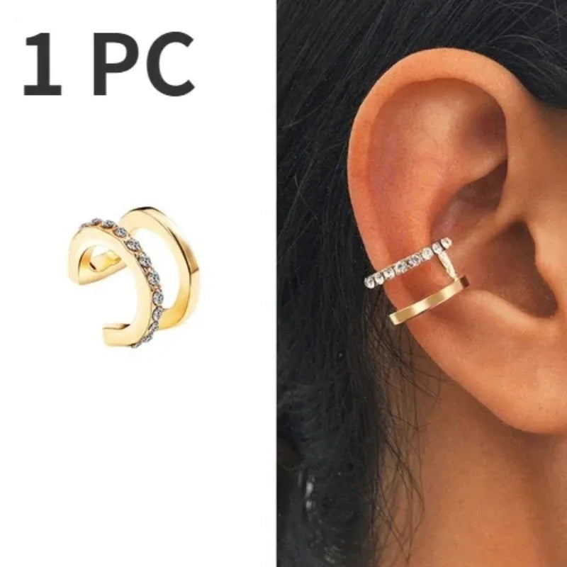 Elegant Leaf Ear Cuff for Women – No Piercing Required
